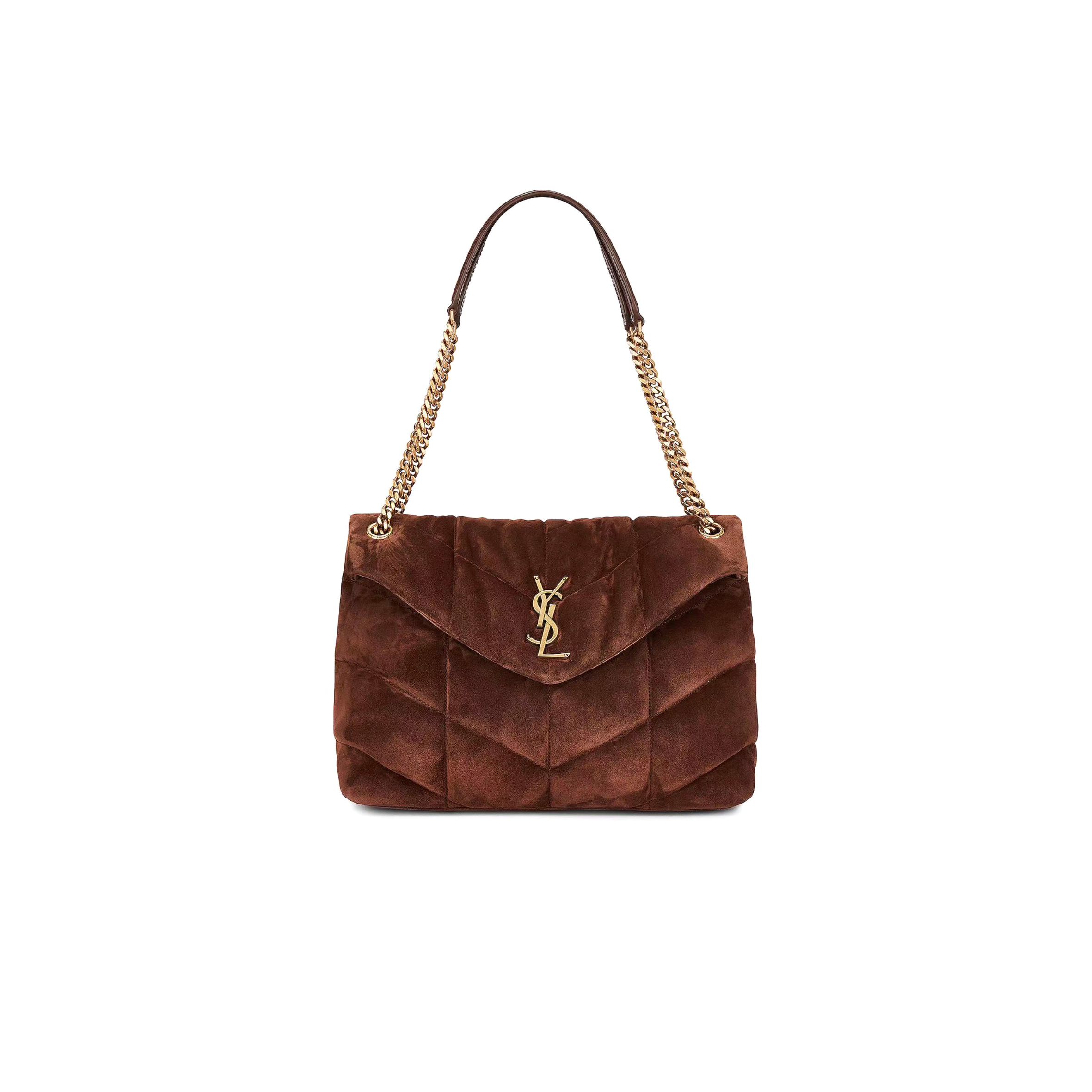 Y*L puffer medium in suede 577475154360 (35*23*13.5cm)